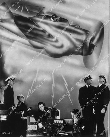 cool aviation shot Robert Taylor Ruth Hussey film Flight Command 8513-27