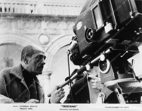 director Luis Bunuel filming Tristana 8611-26