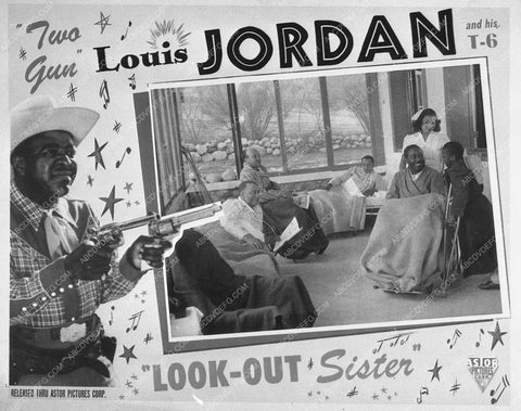 ad slick Louis Jordan Look Out Sister 8761-27