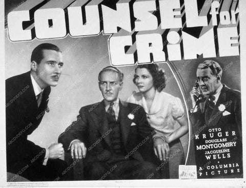 Otto Kruger Douglass Montgomery Jacqueline Wells Counsel for Crime 8836-11