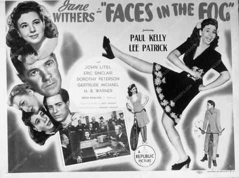 Jane Withers Paul Kelly film Faces in the Fog 8836-13