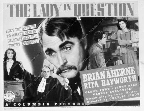 Rita Hayworth Brian Aherne film The Lady in Question 8836-16