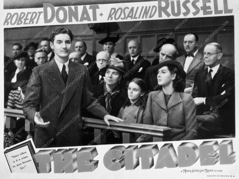 Robert Donat Rosalind Russell film The Citadel 8836-19