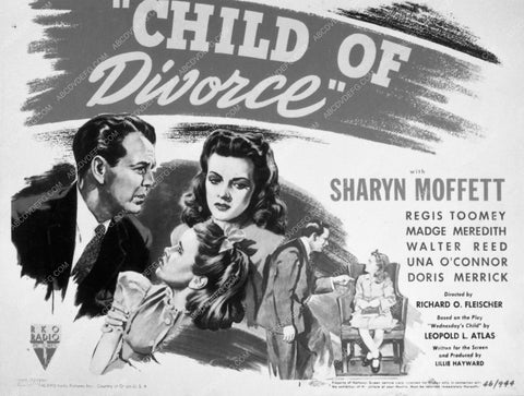 Sharyn Moffett Regis Toomey film Child of Divorce 8836-20