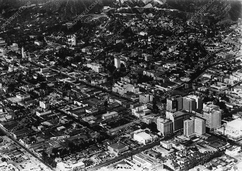 historic Los Angeles Hollywood aerial photog sequence 8856a-13