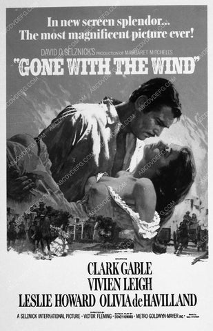 Clark Gable Vivien Leigh film Gone with the Wind 8856a-34