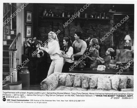 Tony Danza Judith Light Keri Houlihan Danny Pintauro Katherine Helmond TV Who's the Boss 8B11-031