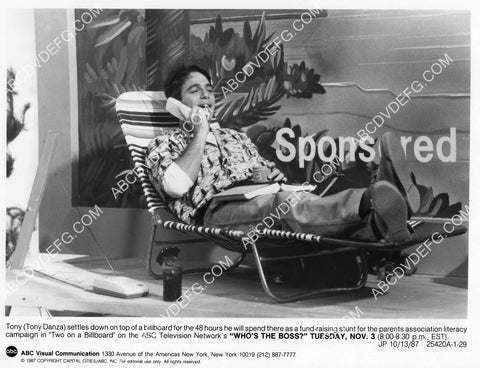 Tony Danza on the telephone TV Who's the Boss 8B11-065