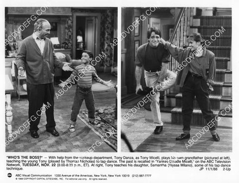 Thomas Nicholas Tony Danza Alyssa Milano TV Who's the Boss 8B11-071