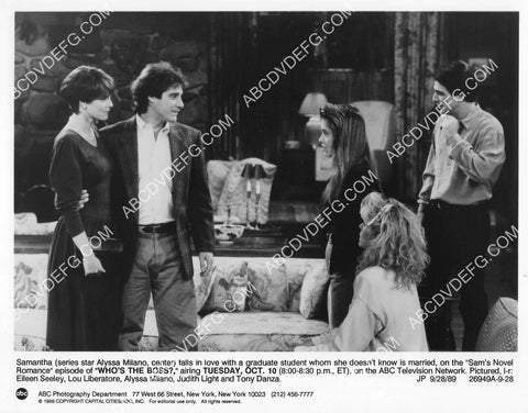 Eileen Seeley Lou Liberatore Alyssa Milano Tony Danza Judith Light TV Who's the Boss 8B11-073