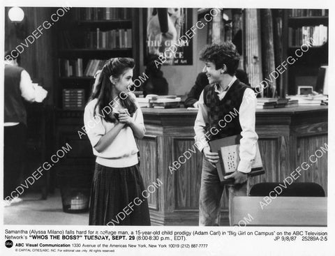 Alyssa Milano Adam Carl TV Who's the Boss 8B11-078