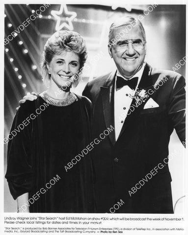 Ed McMahon Lindsay Wagner TV talent show Star Search 8B11-139