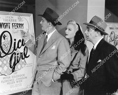 Fred Brady Marjorie Reynolds Allen Jenkins film Meet Me on Broadway 8B11-314