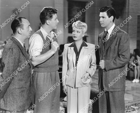 Allen Jenkins Fred Brady Marjorie Reynolds Loren Tindall film Meet Me on Broadway 8B11-373