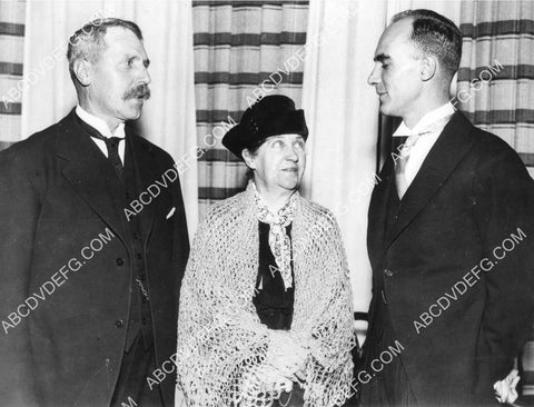 cosmic ray Nobel prize winner Dr Anderson meets aunt and uncle in Stockholm Sweden 8B11-800
