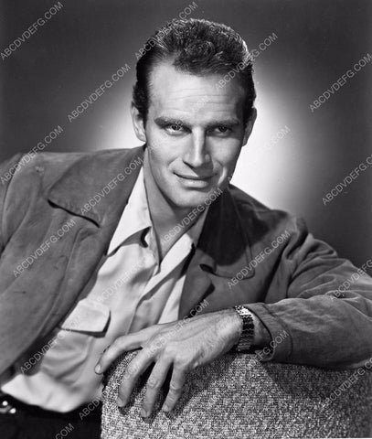 Charlton Heston portrait 8b03-193