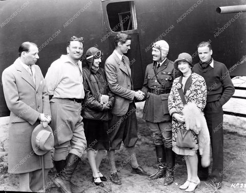 Wallace Beery Howard Hughes and aviators Hells Angels 8b03-275