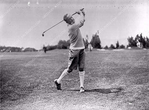 Al Jolson golfing on links Beverly Hills Country Club Los Angeles 8b03-307