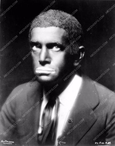 Al Jolson portrait in blackface 8b03-317