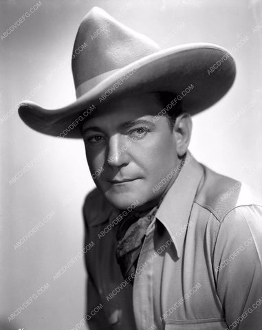 rugged cowboy star Buck Jones portrait 8b03-334