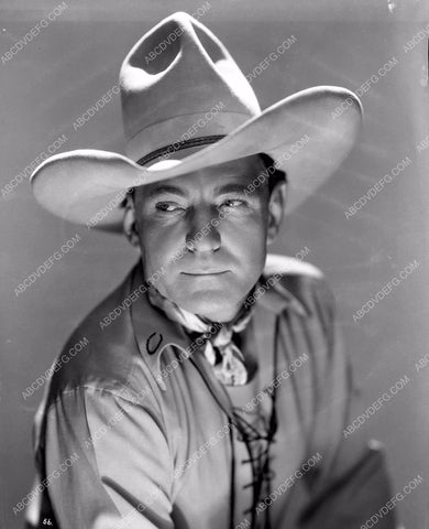 rugged cowboy star Buck Jones portrait 8b03-336