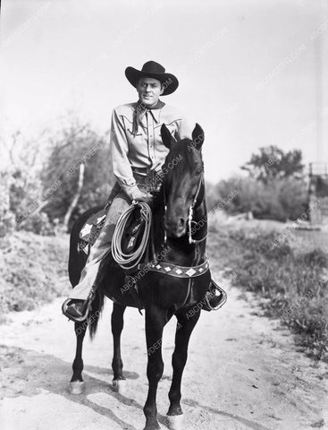 cowboy strar Allan Rocky Lane portrait 8b03-466