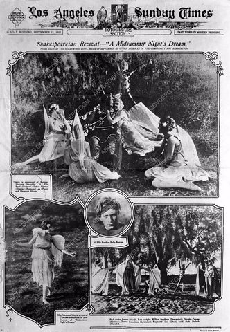 Los Angeles Sunday Times 1921 Shakespear review 8b03-515