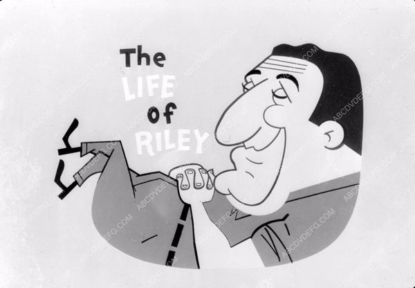 cool cartoon William Bendix TV show The Life of Riley 8b03-519 ...
