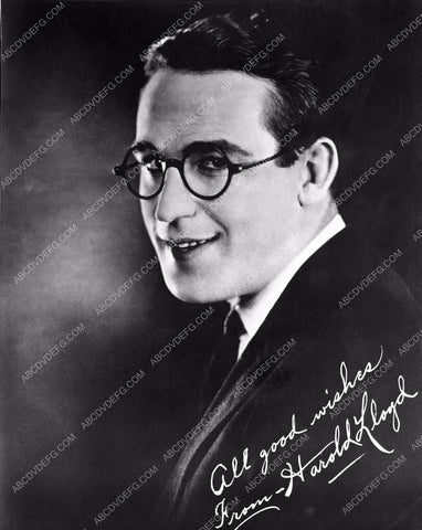 silent comedian Harold Lloyd portrait 8b03-540