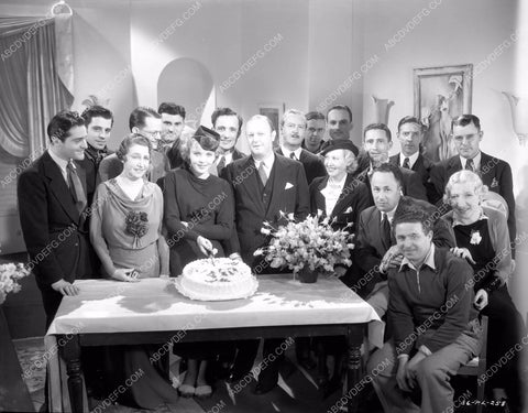 Francis Lederer Ida Lupino birthday cake Erik Rhodes and others 8b4-336