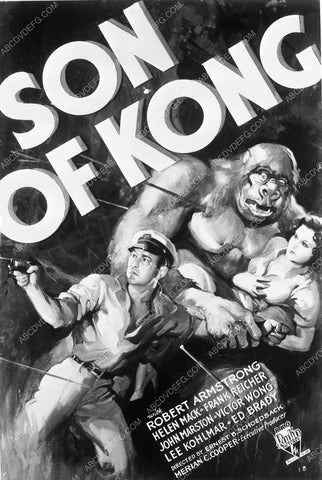Robert Armstrong Helen Mack film Son of Kong 8b5-040