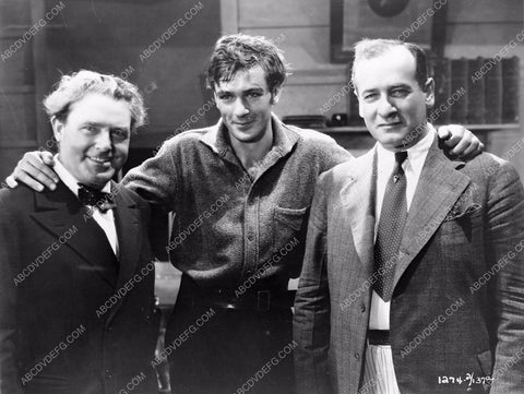 candid Gary Cooper William Farnum Tom Santischi film The Spoilers 8b5-084
