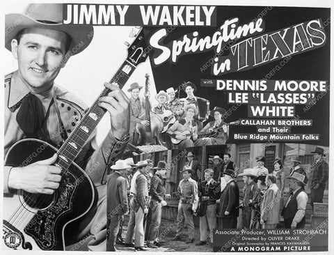 Jimmy Wakely Lee Lasses White film Springtime in Texas 8b5-091