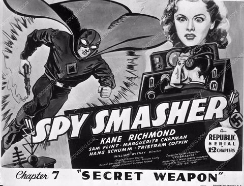 Kane Richmond Marguerite Chapman serial film Spy Smasher 8b5-096