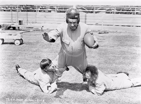 3 Stooges Moe Larry Curly film Start Cheering 8b5-130