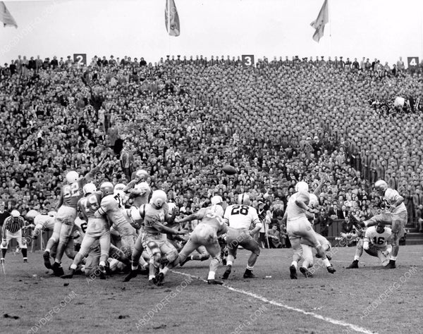 1950 college football Army & Al Pollard defeat Columbia Baker Field 8b ...