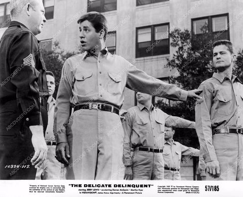Jerry Lewis and cast film The Delicate Delinquent 8b6-164