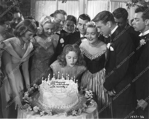 Janet Leigh blows out birthday cake candles film Words and Music 8b6-484