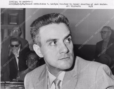 Frank Locigno held by police shooting Beverly Aadland's apartment 8b6-669