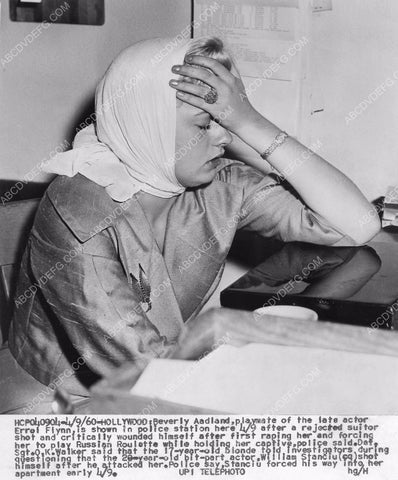 crime photo Beverly Aadland police HQ raped forced play Russian Roulette 8b6-677