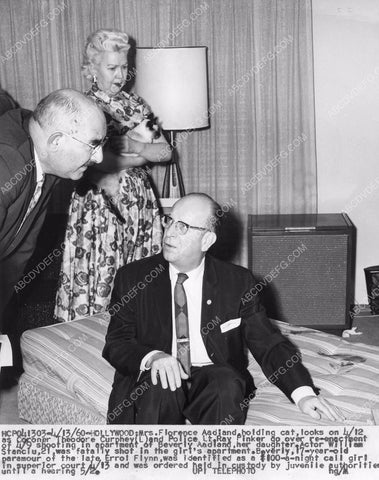 crime Beverly Florence Aadland coroner looks over crime scene in apartment 8b6-679