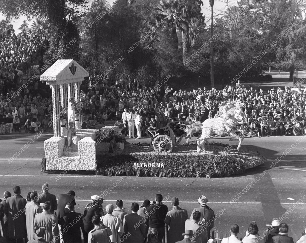 Pasadena Tourn of Roses Parade Ben-Hur real movie prop chariot float 8 ...