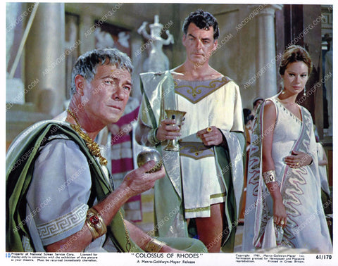 Rory Calhoun and cast film Colossus of Rhodes 8b6-899