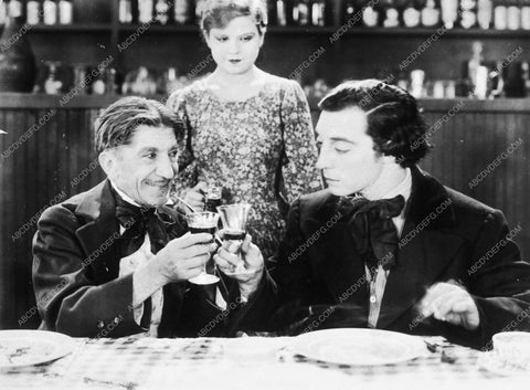 Buster Keaton toasting in The General silent film 9002-01