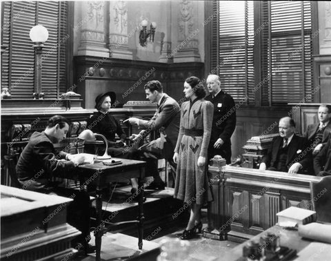 Robert Preston Gail Patrick from crime film Disbarred 9002-16