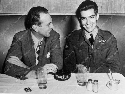 candid Raymond Massey and son at The Stork Club nightclub 9057-19
