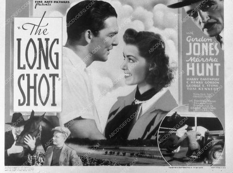 ad slick Gordon Jones Marsha Hunt film The Long Shot 9102-02
