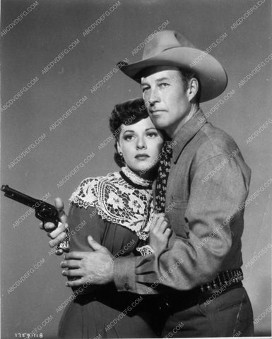 Adrian Booth Wild Bill Elliott western pose 9365-18