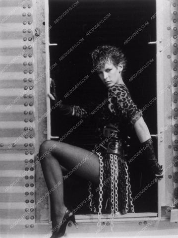 Jamie Lee Curtis in fishnets sexy pose 9778-27