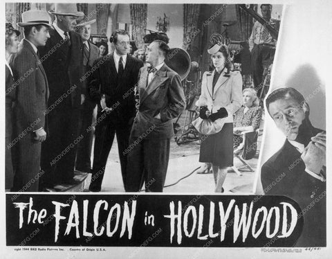 Tom Conway and cast mystery film The Falcon in Hollywood 9992-02